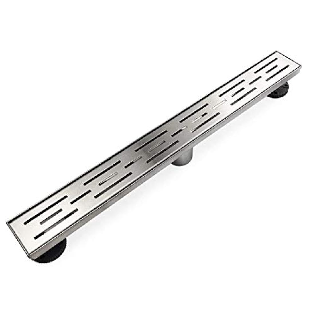 Desagüe ducha lineal rectangular de 24 pulgadas con rejilla
