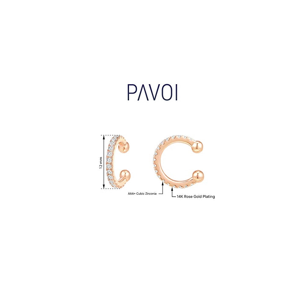 Aretes de plata chapados en oro para mujer