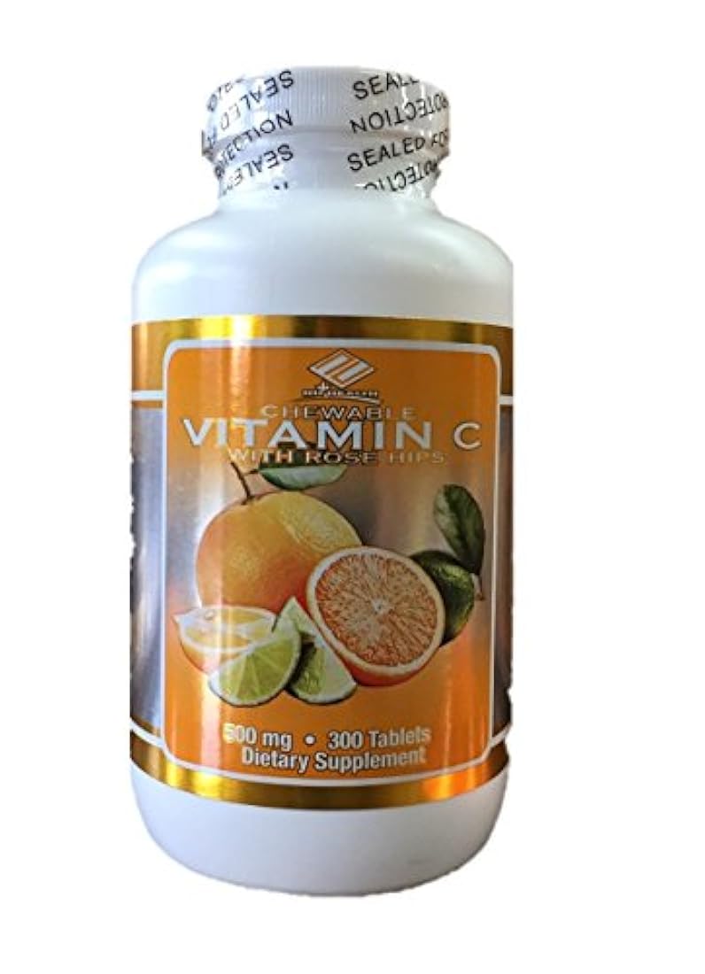 Nu Salud Vitamina C 500 mg 300 tabletas masticables