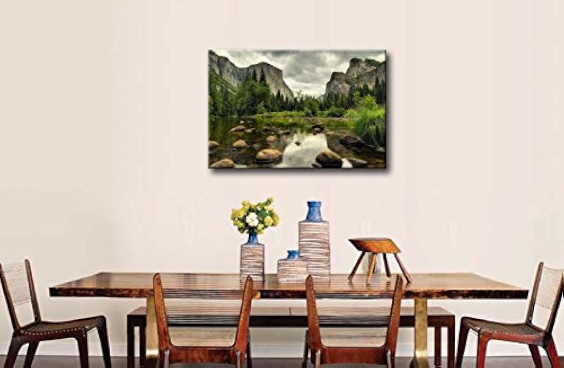 Pintura verde del arte de la pared Parque nacional de