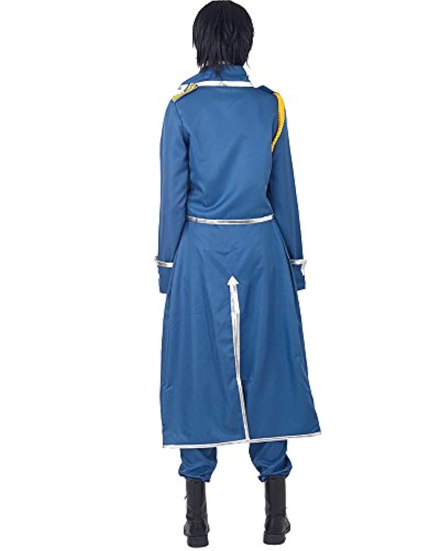 miccostumes Hombre Roy Mustang Cosplay Disfraz Uniforme militar Traje