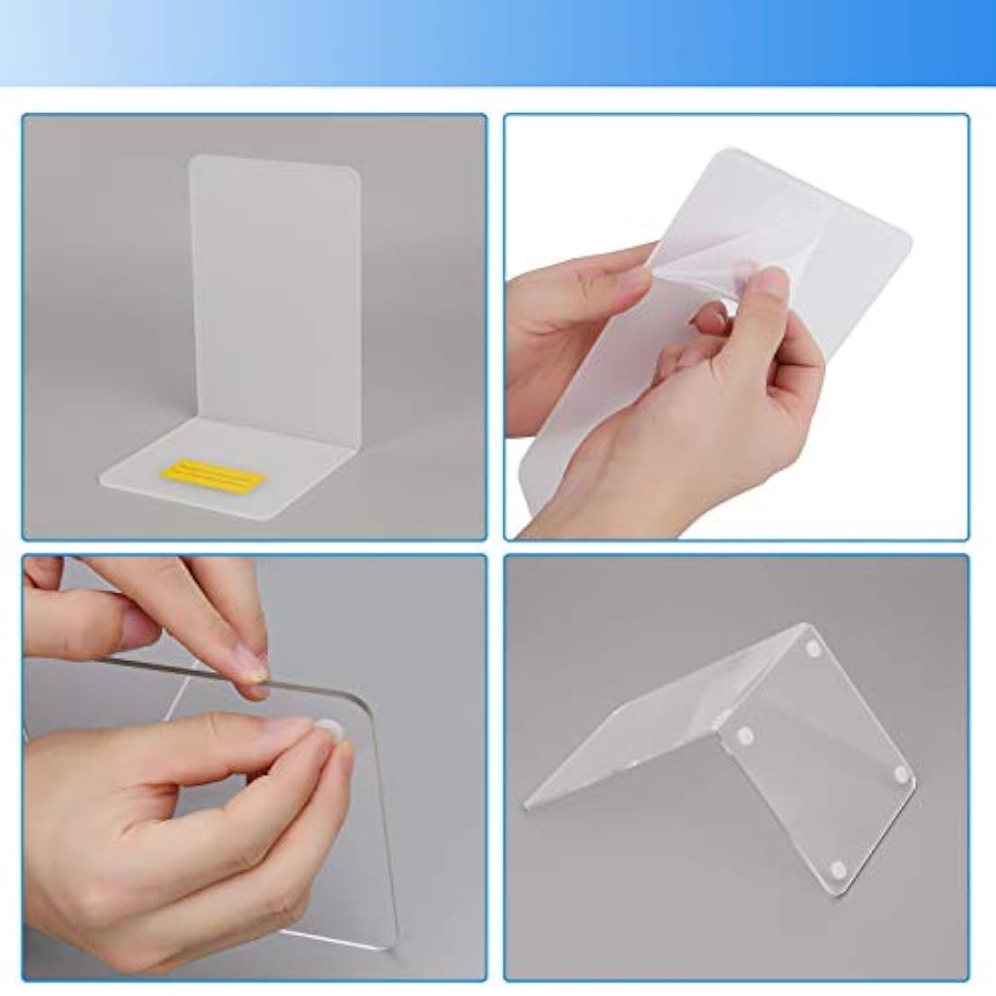 Sujetalibros 4 sujetalibros decorativos para el hogar