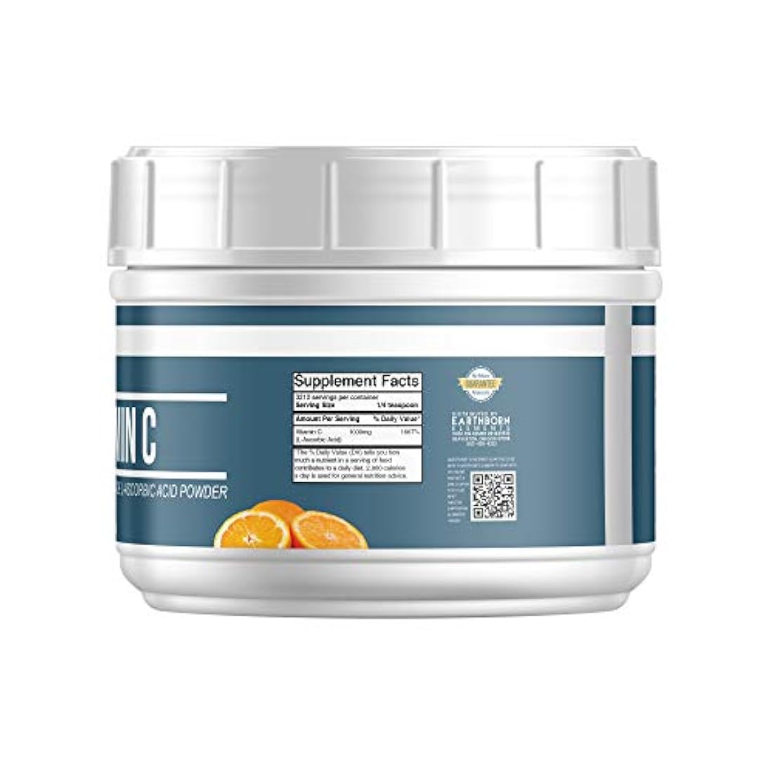 Polvo de vitamina C (ácido L-ascórbico) por Earthborn