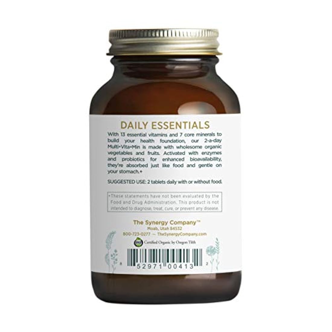 Pure Synergy Multi Vitamina (60 Tabletas) 2 A día