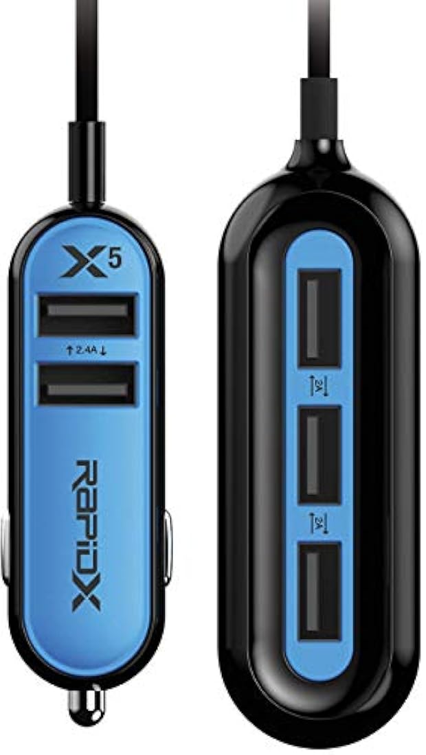 RapidX X5 - Cargador de coche USB