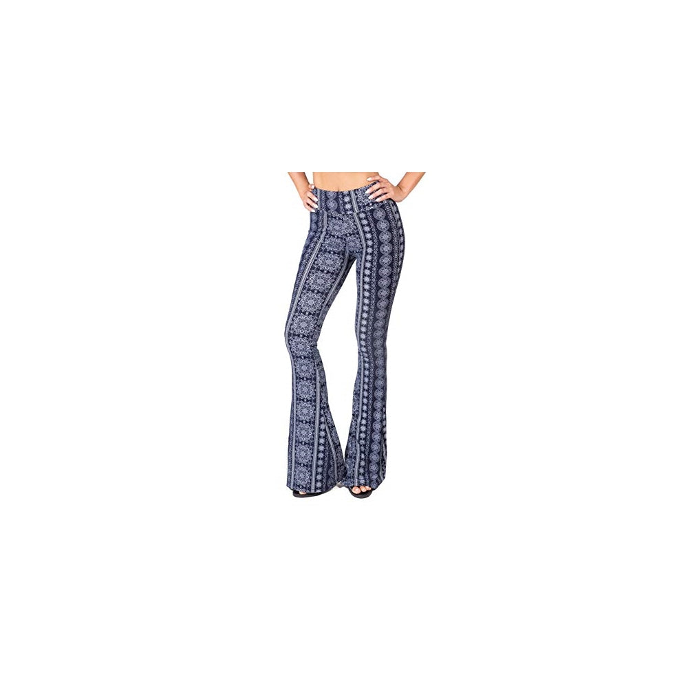 Pantalones anchos palazzo de talle alto Xl