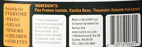 Polvo de proteína de guisante a base de plantas