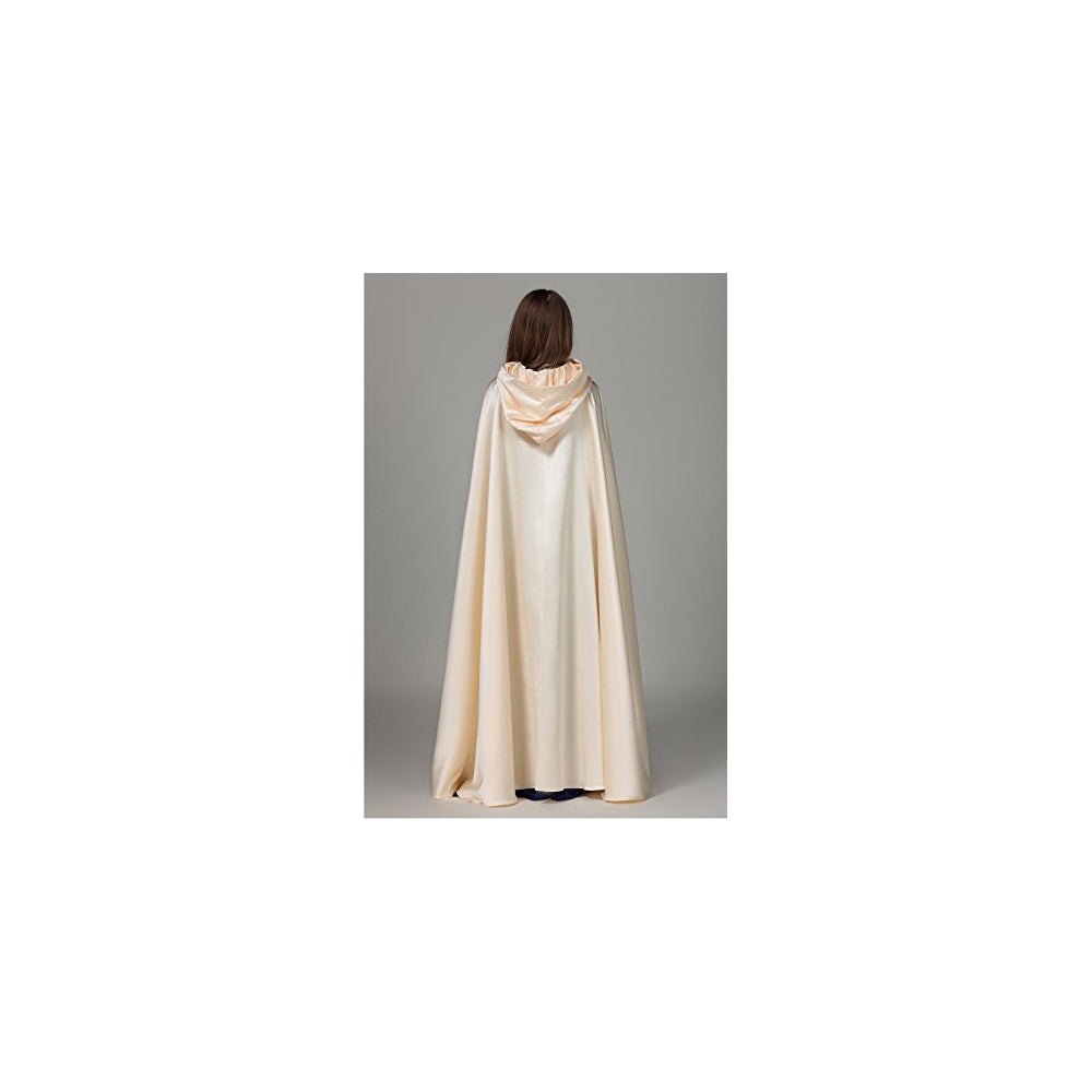 Disfraces de Capa de terciopelo capucha beige talla única