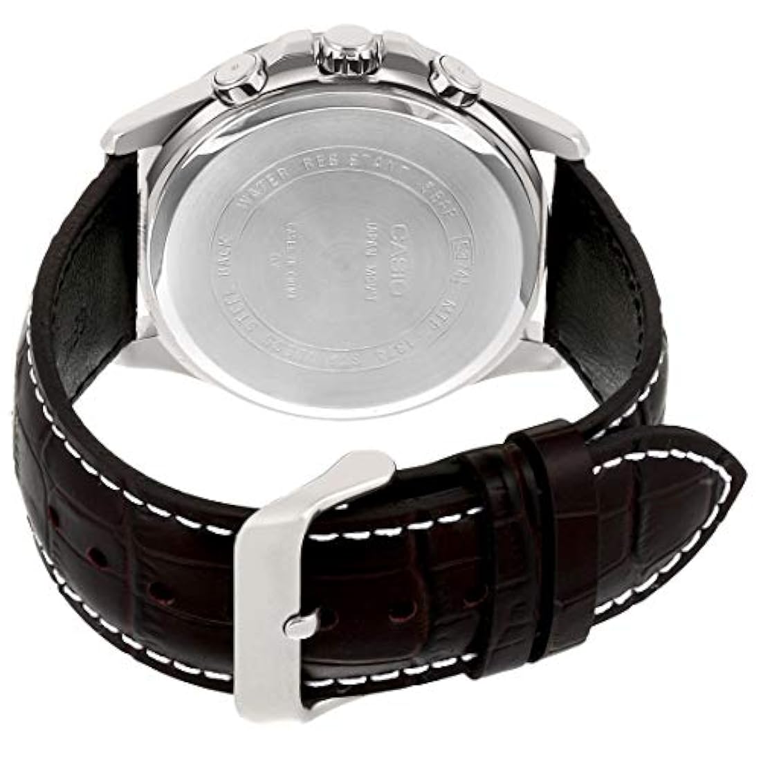 Casio Enticer Cronógrafo Blanco Dial de los hombres reloj - mtp-1374l-7avdf (A835)