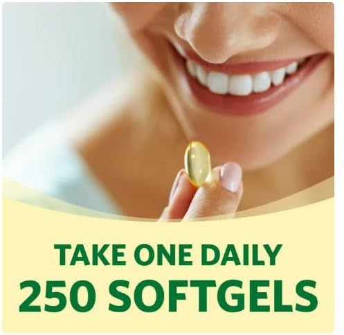 Suplemento de Vitamina D3 5000iu, 250 Cápsulas, No GMO