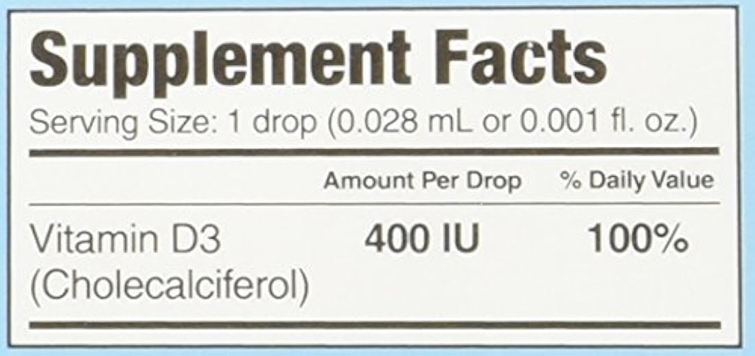 Ddrops Baby 400 UI 90 gotas 0.08 onzas líquidas