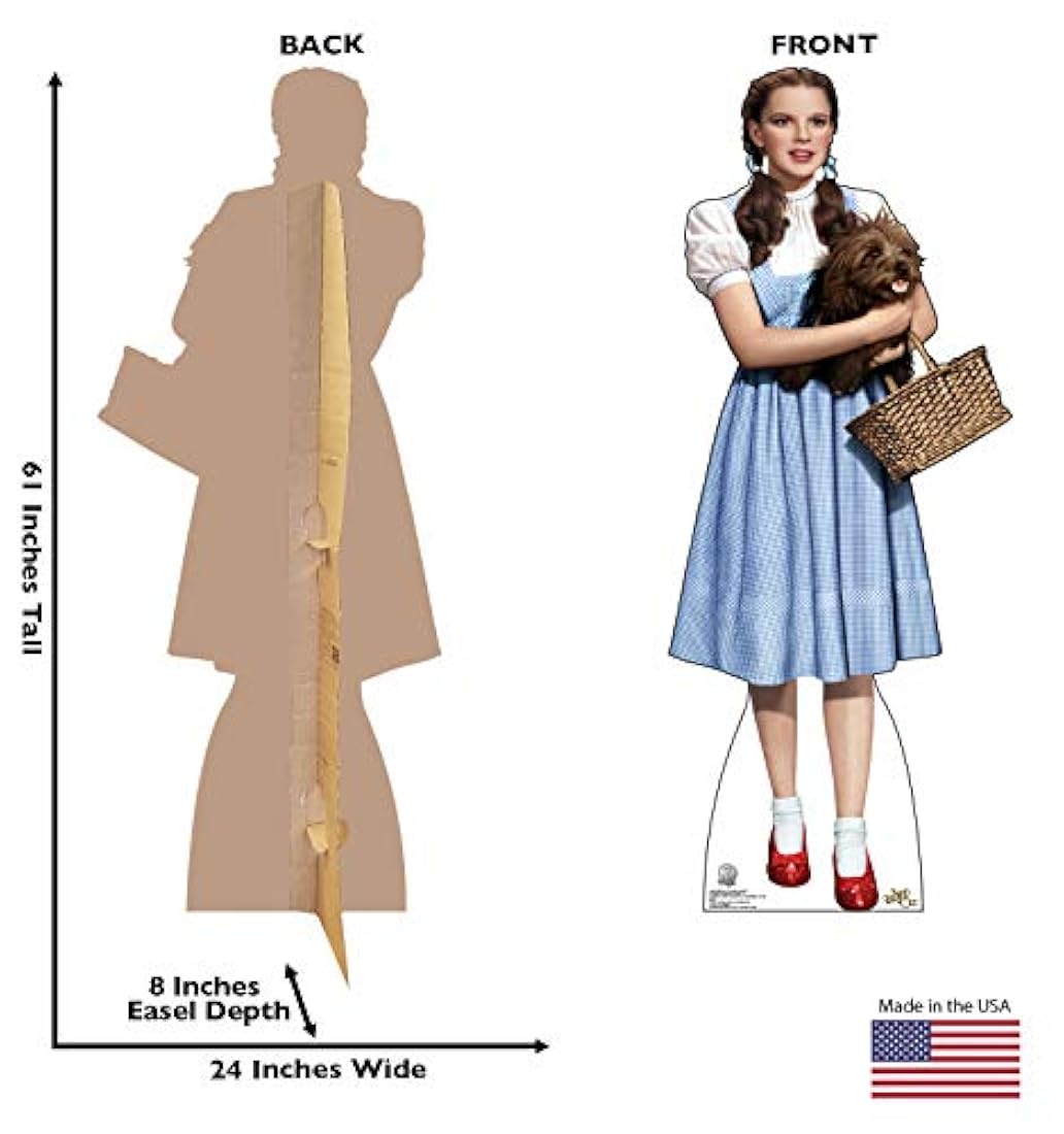 Dorothy sosteniendo Toto Tamaño de la Vida Recortar