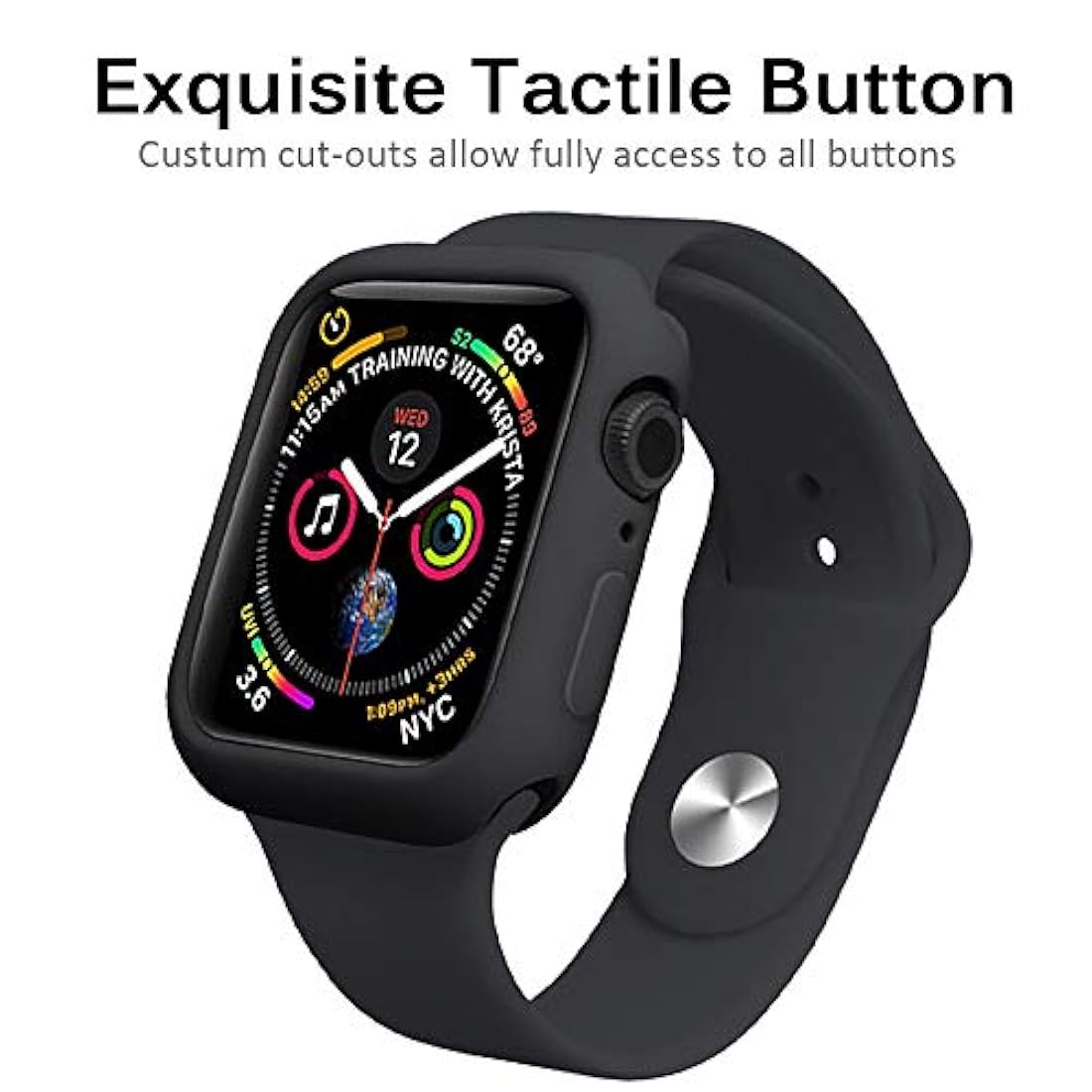 Miimall - Carcasa para reloj Apple Watch Series
