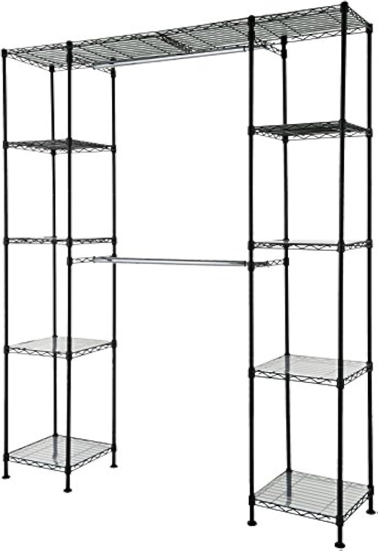 AmazonBasics - Sistema organizador de closet extensible