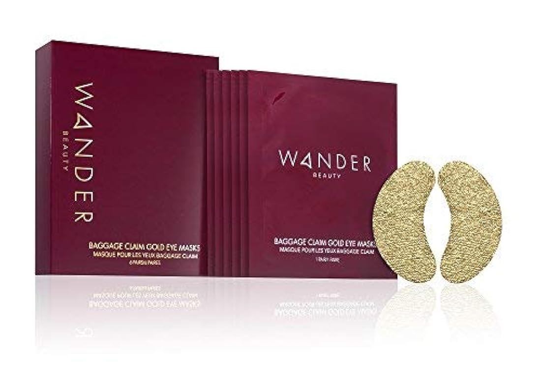Wander Beauty - Mascarilla para ojos (0.85 oz), Dorado