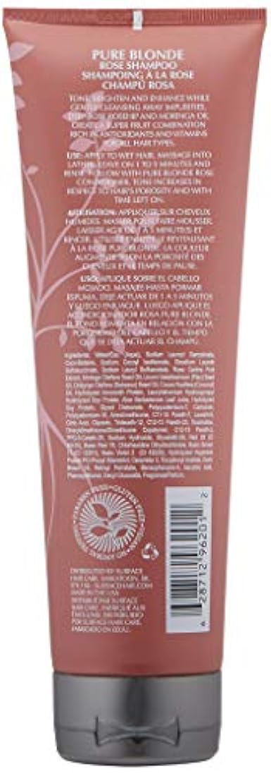 Pure Blonde Rose Champú, 9 fl. Oz.