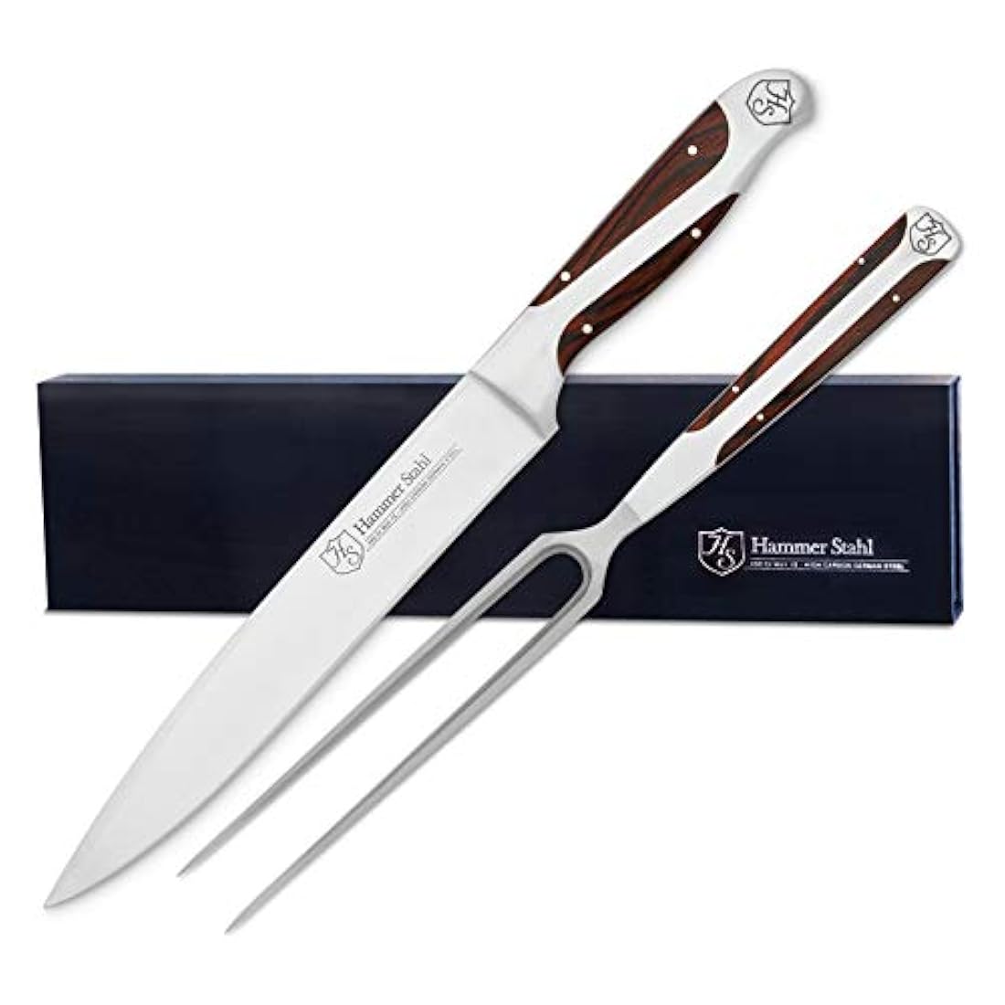 Martillo Stahl Carving cuchillo y tenedor Set