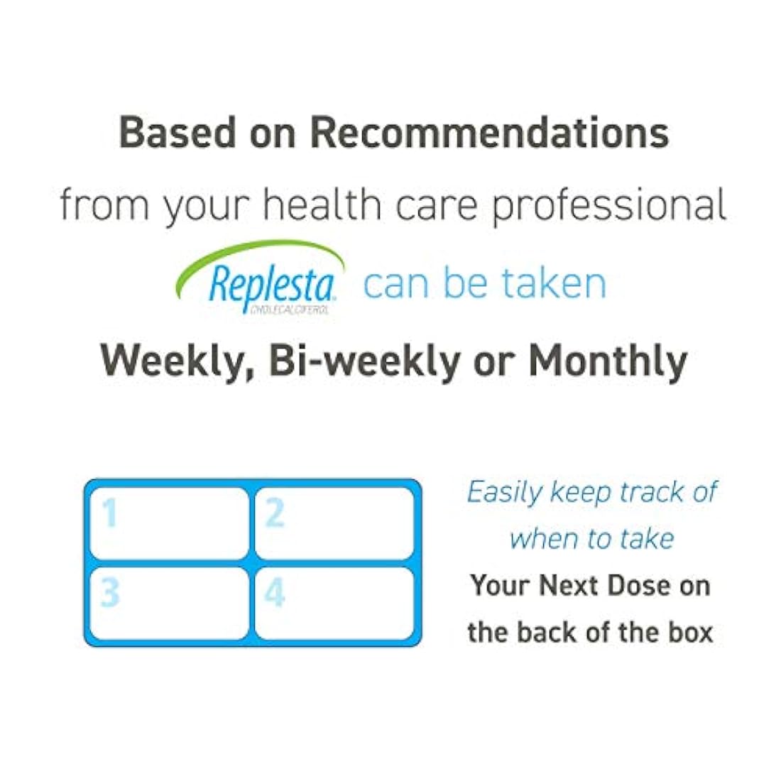replesta NX una vez semanal Vitamina D Obleas, Naranja