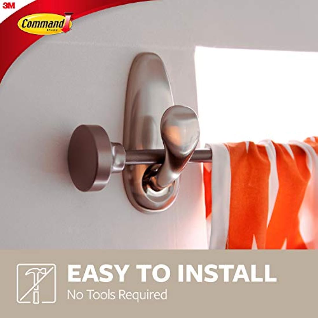 Command - Gancho metálico grande, clásico
