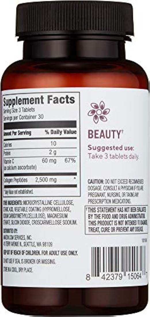 Péptidos de Colágeno vitamina C 90 pastillas