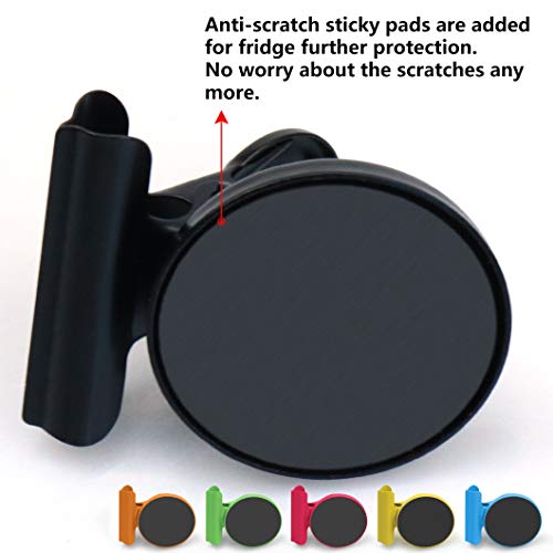 Paquete de 12 imanes de nevera clips magnéticos resistentes