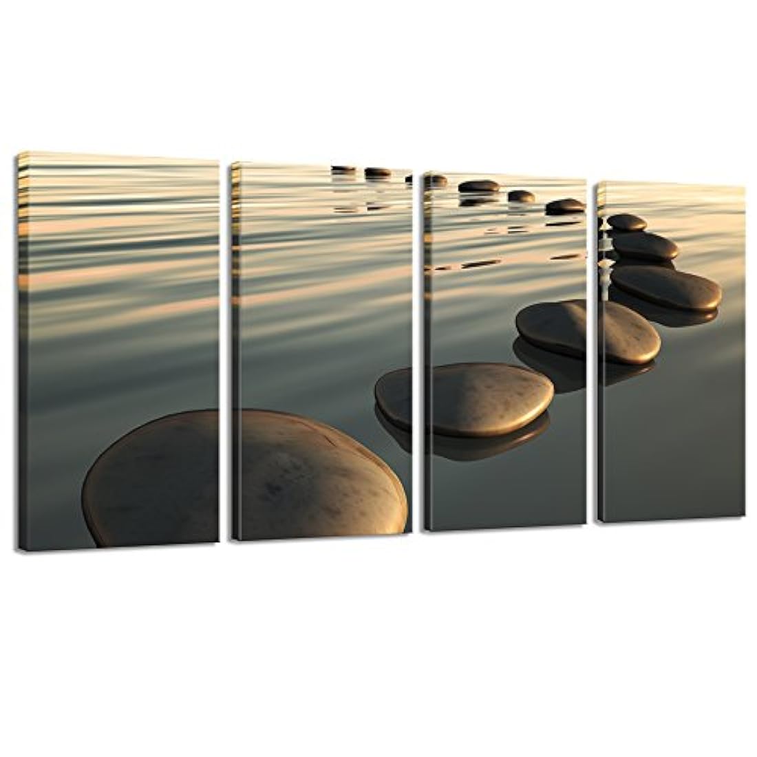 Lienzo decorativo para pared con diseño de piedra de