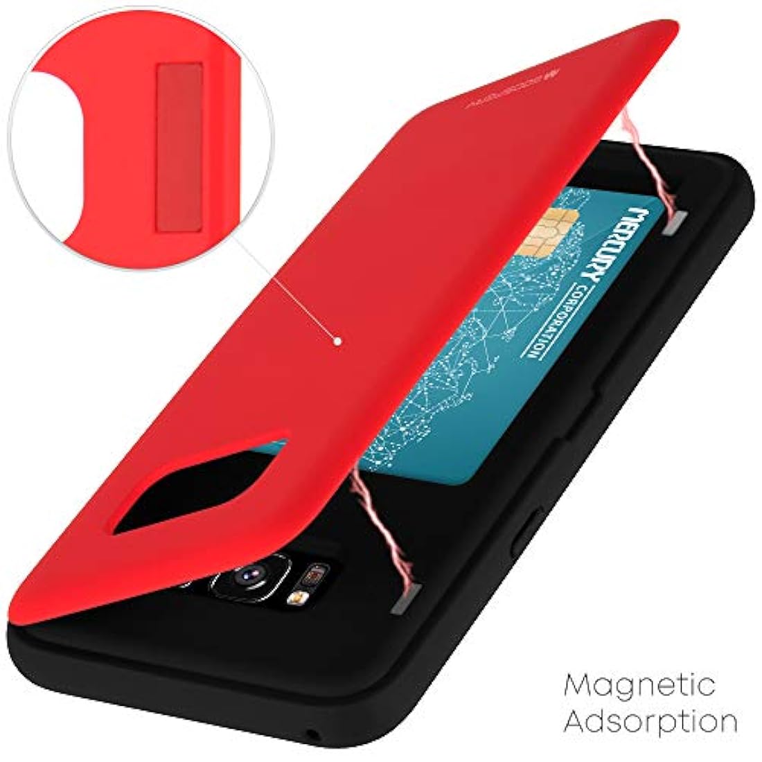 Funda tipo cartera para Galaxy S8 GOOSPERY