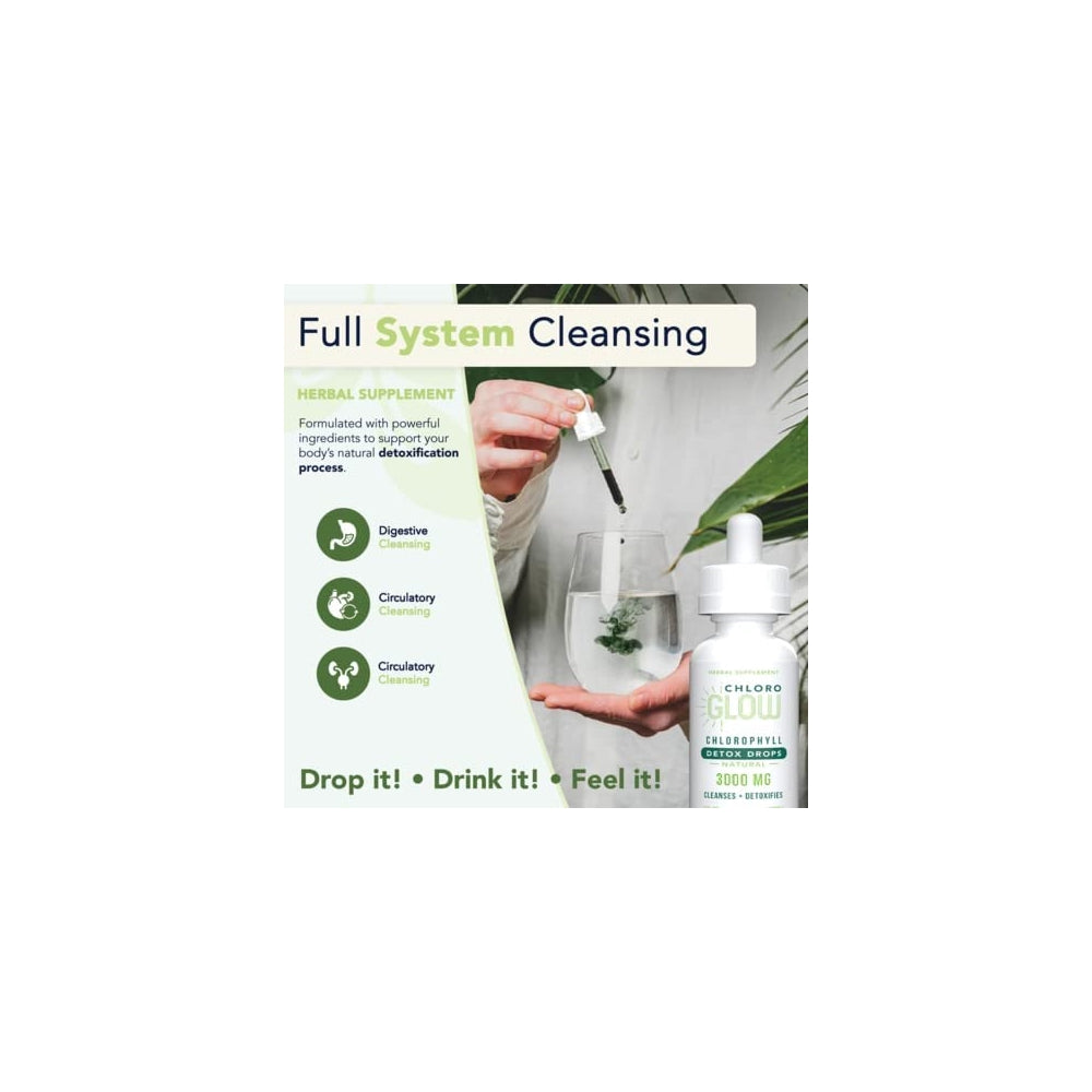 Suplemento Clorofila líquida orgánica natural 30ml