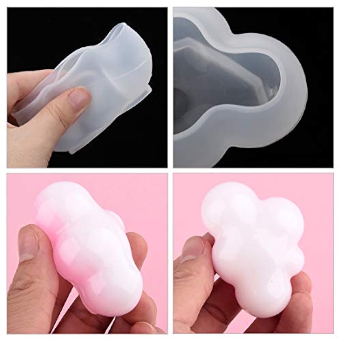 moldes 3D de silicona para fondant y chocolate