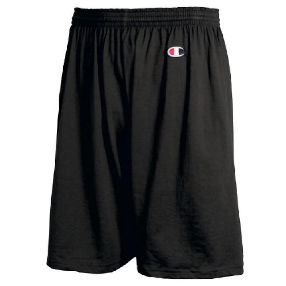 Shorts deportivos de algodón (6.3 oz), negro, XXL