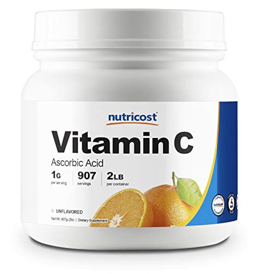 ácido ascórbico puro vitamina C, por porción, alta calidad