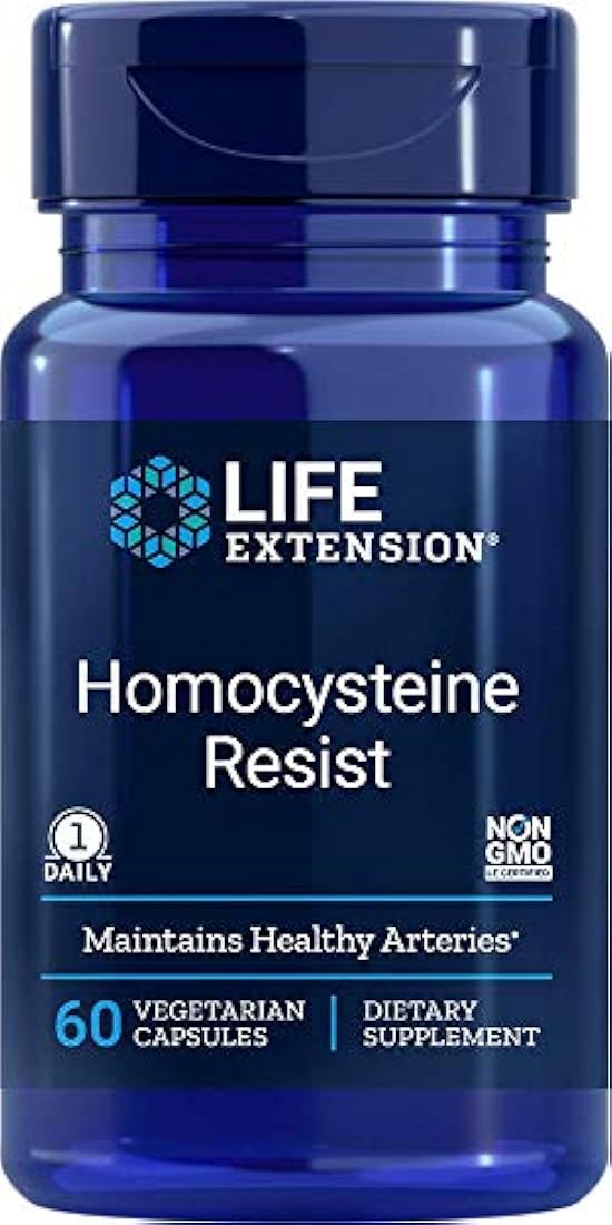 Life Extension Homocisteína Resist, 60 cápsulas vegetarianas