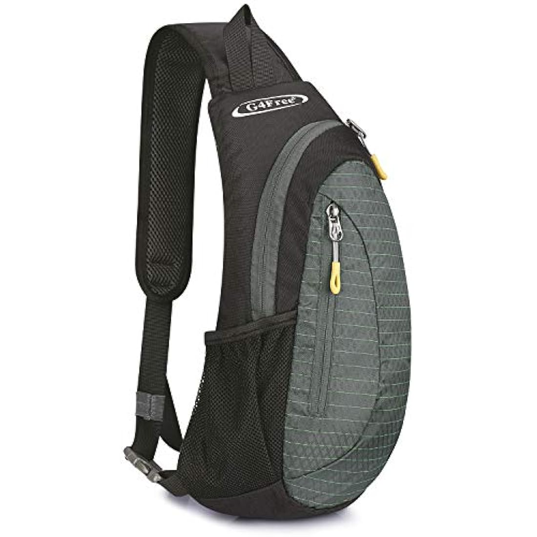 Bolso bandolero unisex color negro y verde. G4Free