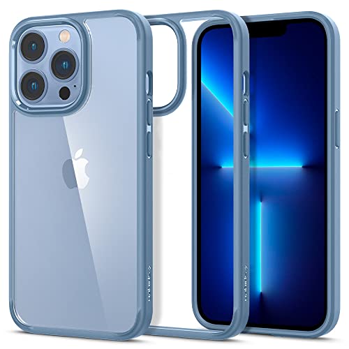 Spigen Funda ultra híbrida diseñada para iPhone 13 Pro (2021) - Azul Sierra