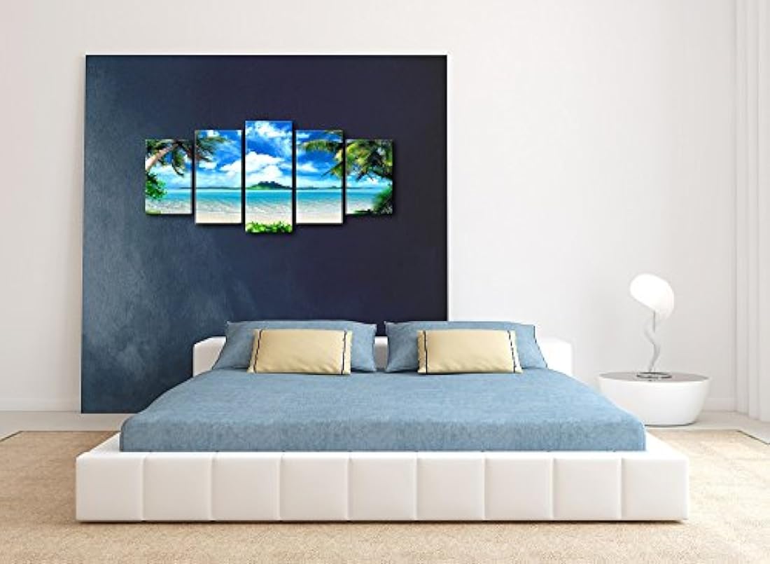 Lienzo decorativo (5 piezas, enmarcado y estirado)