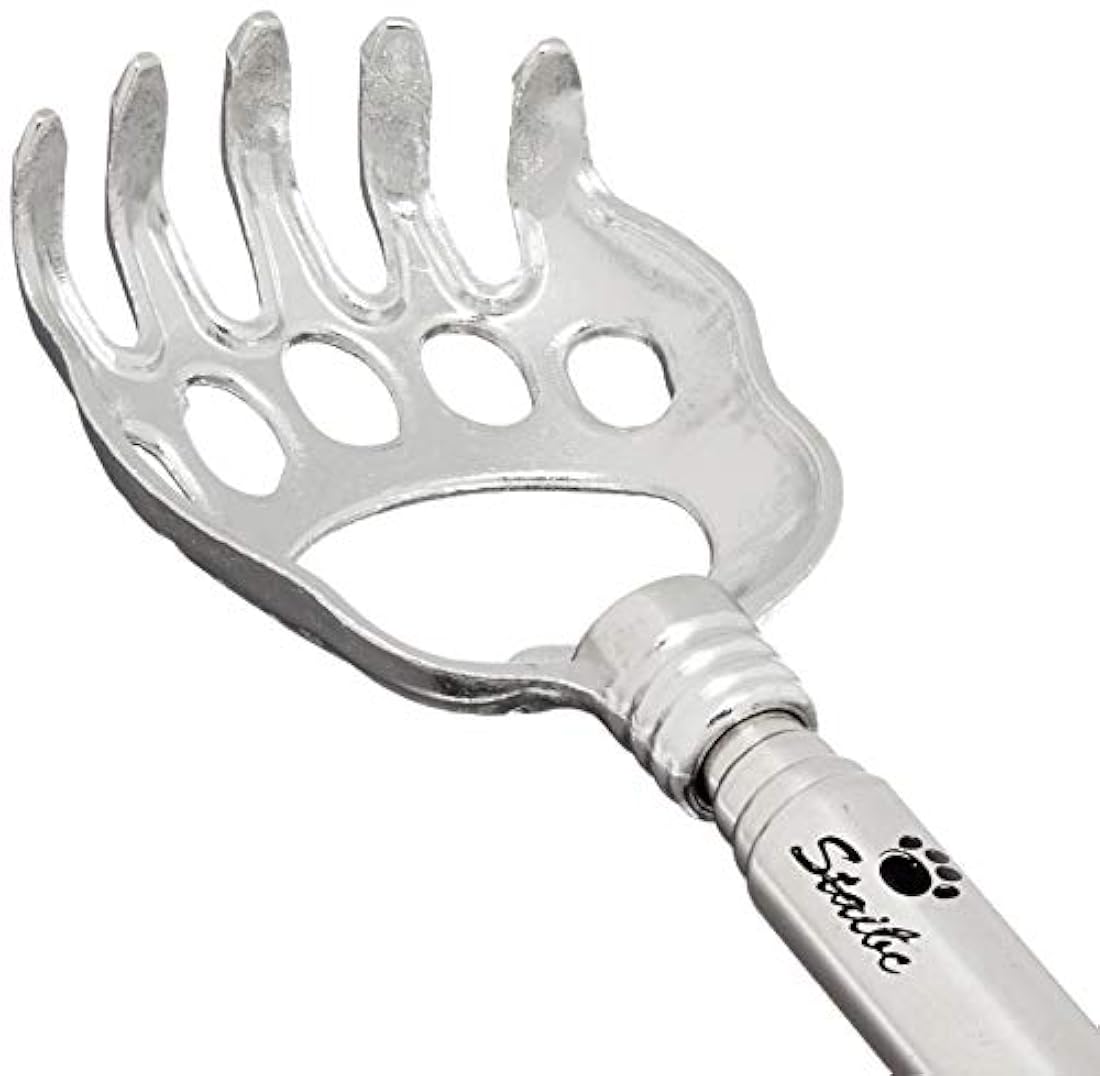 Rascador de espalda con mango de goma suave