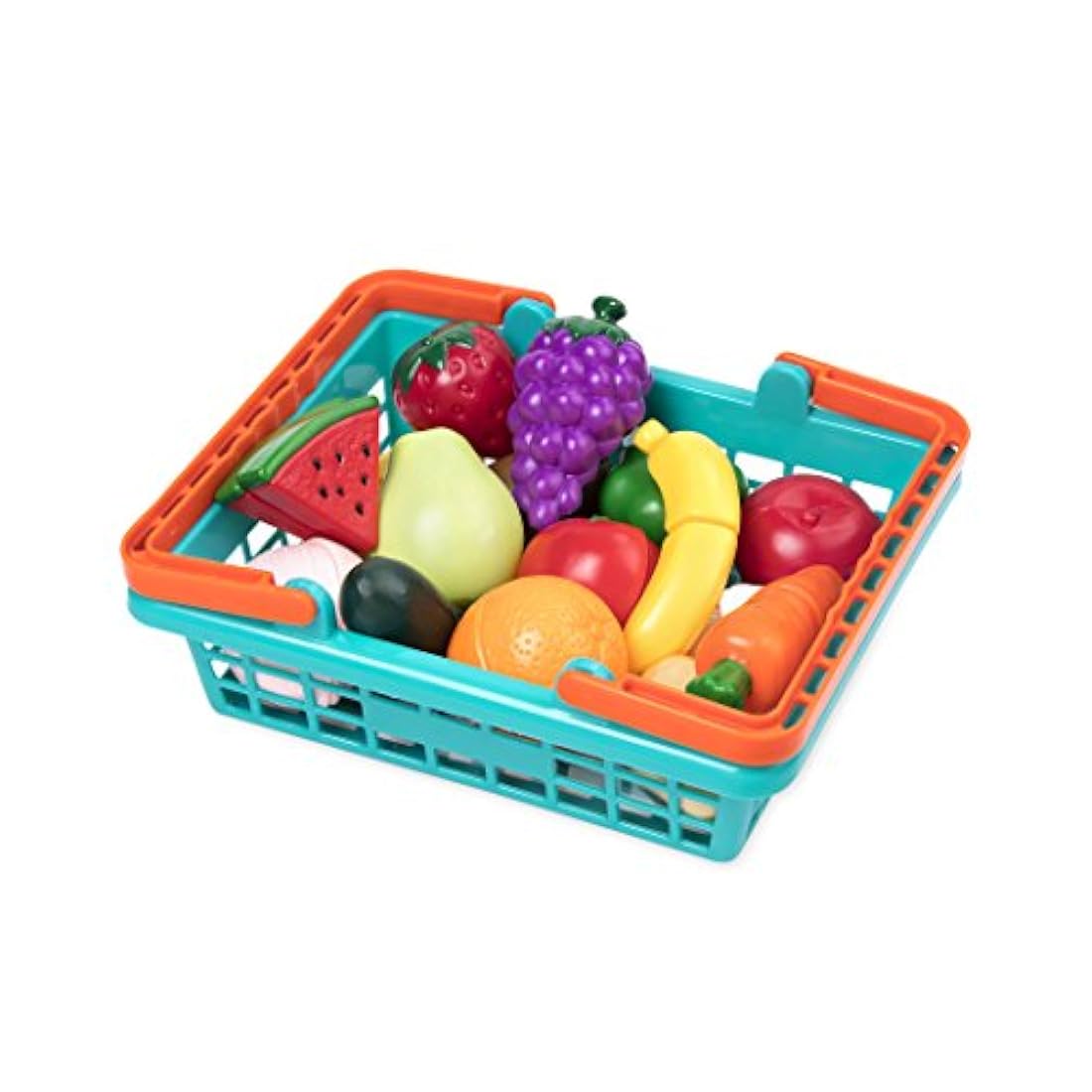 Juego de juguetes de frutas y vegetales para comer y cortar