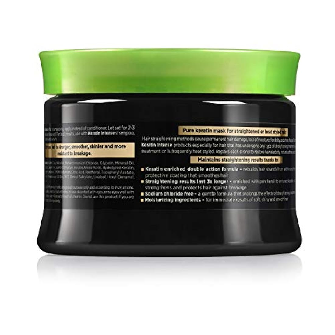 Mascarilla para el cabello de reparación intensa de queratina