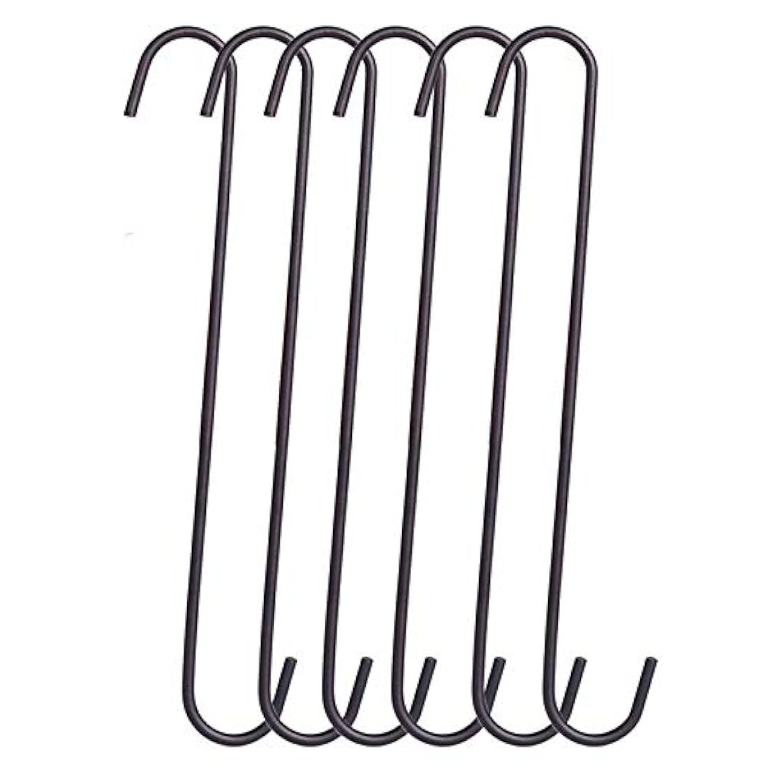 Paquete de 6 ganchos en forma de S resistente