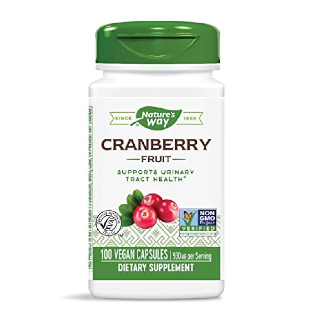 Nature's Way Cranberry Fruit, 465mg, 100 cápsulas, 12150