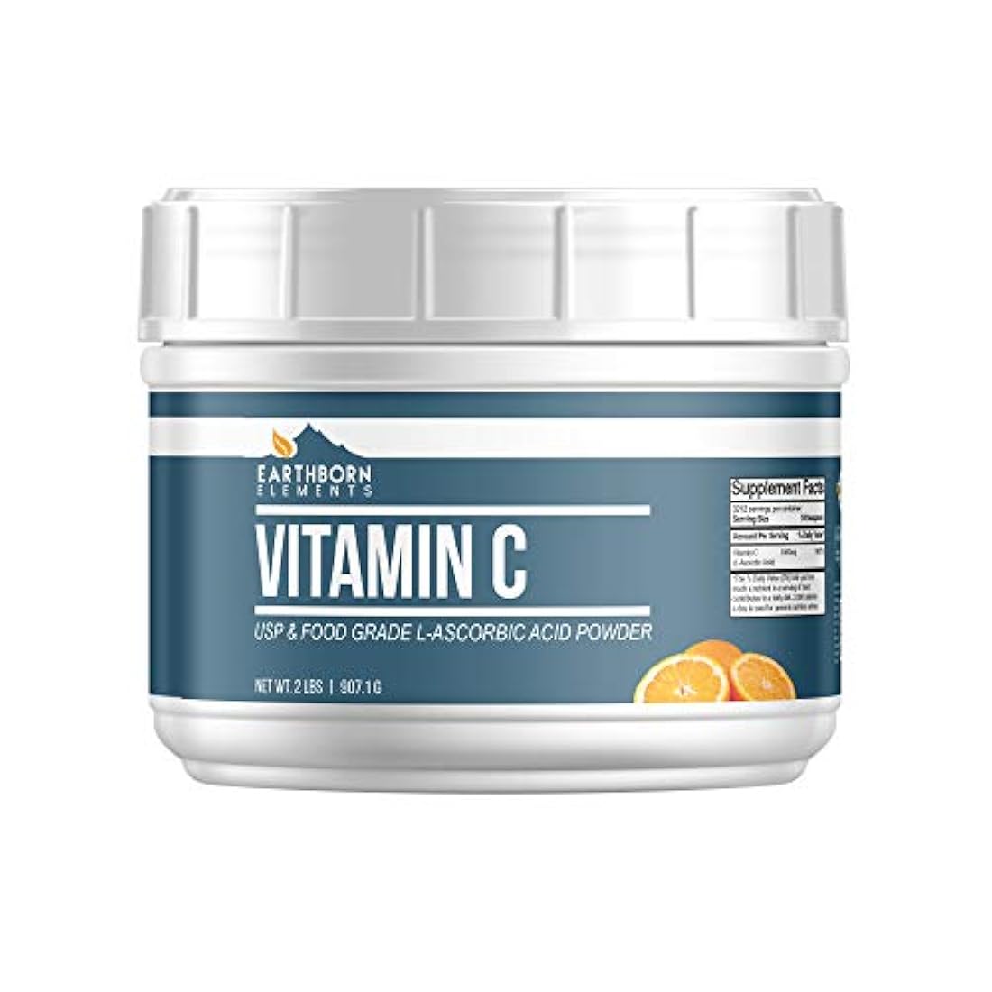 Polvo de vitamina C (ácido L-ascórbico) por Earthborn