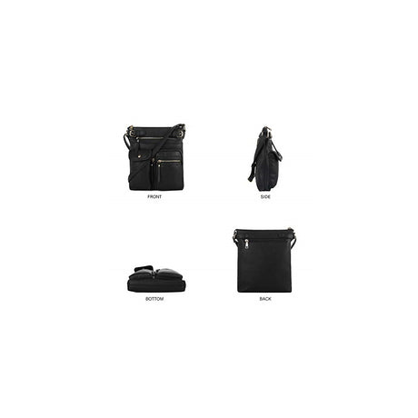 Bolsos tipo bandolera para mujer liviano con varios
