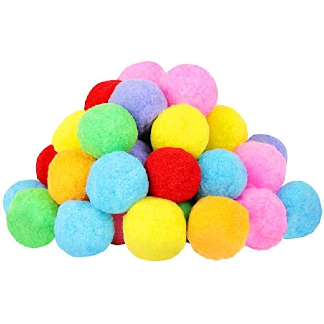 Pompones surtidos muy grandes para manualidades, decoración