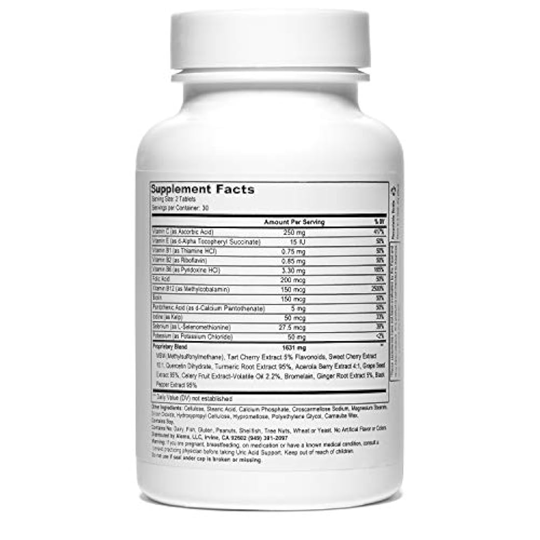 Soporte para ácido úrico, apoya función renal normal