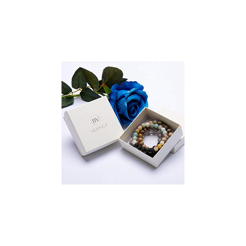 Pulseras y tobilleras elástica con cuentas redondas