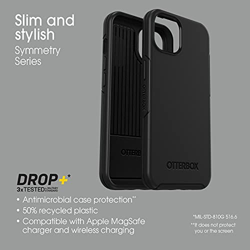 OtterBox Symmetry Series - Funda solo para iPhone 13, negro
