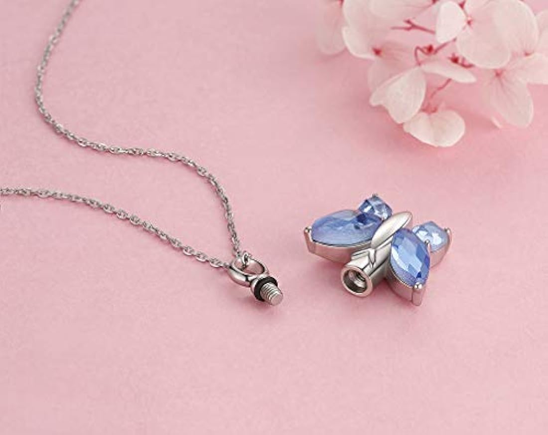 Collar para cenizas de acero inoxidable