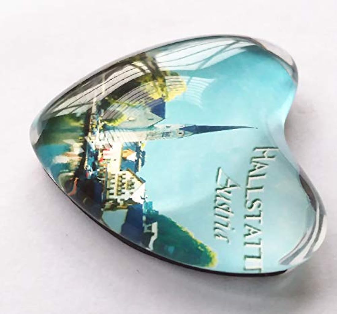 imán para nevera en forma de corazón Hallstatt, Austria