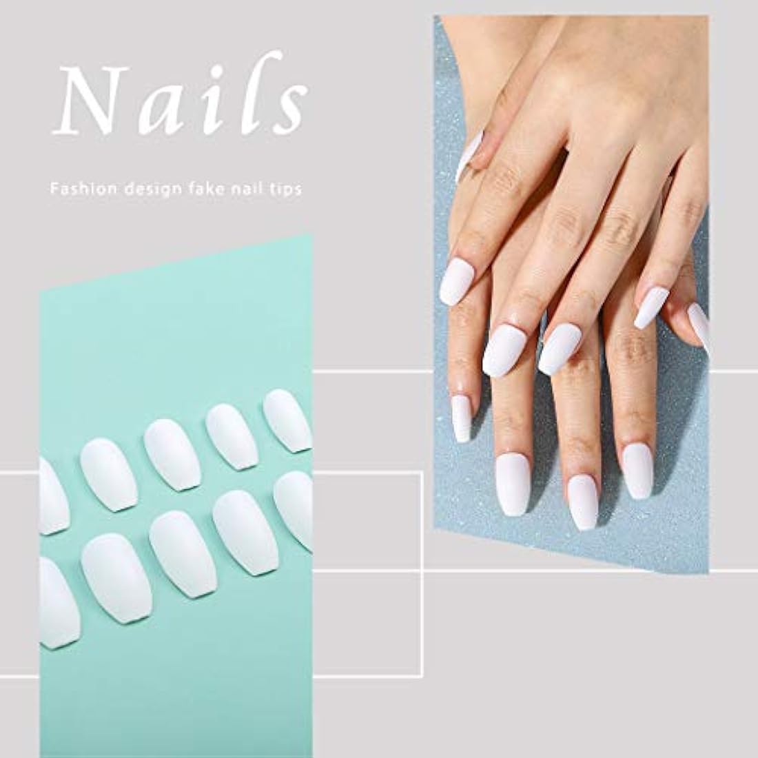 Campsis - uñas postizas para mujer y niña