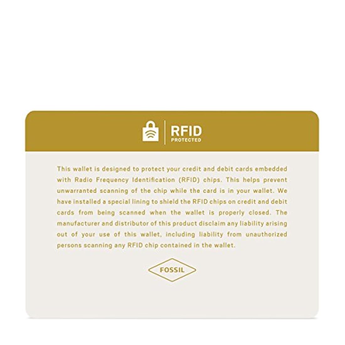 Fossil Derrick Cartera de piel RFID bloqueo para hombre
